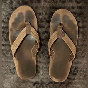 Rainbow Flip-Flops (leather)